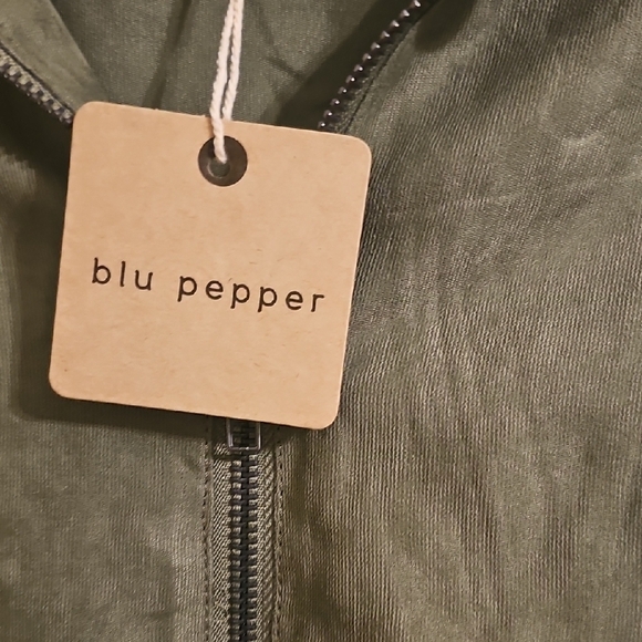 Blu Pepper Soft Olive Utility Jacket - Picture 2 of 9